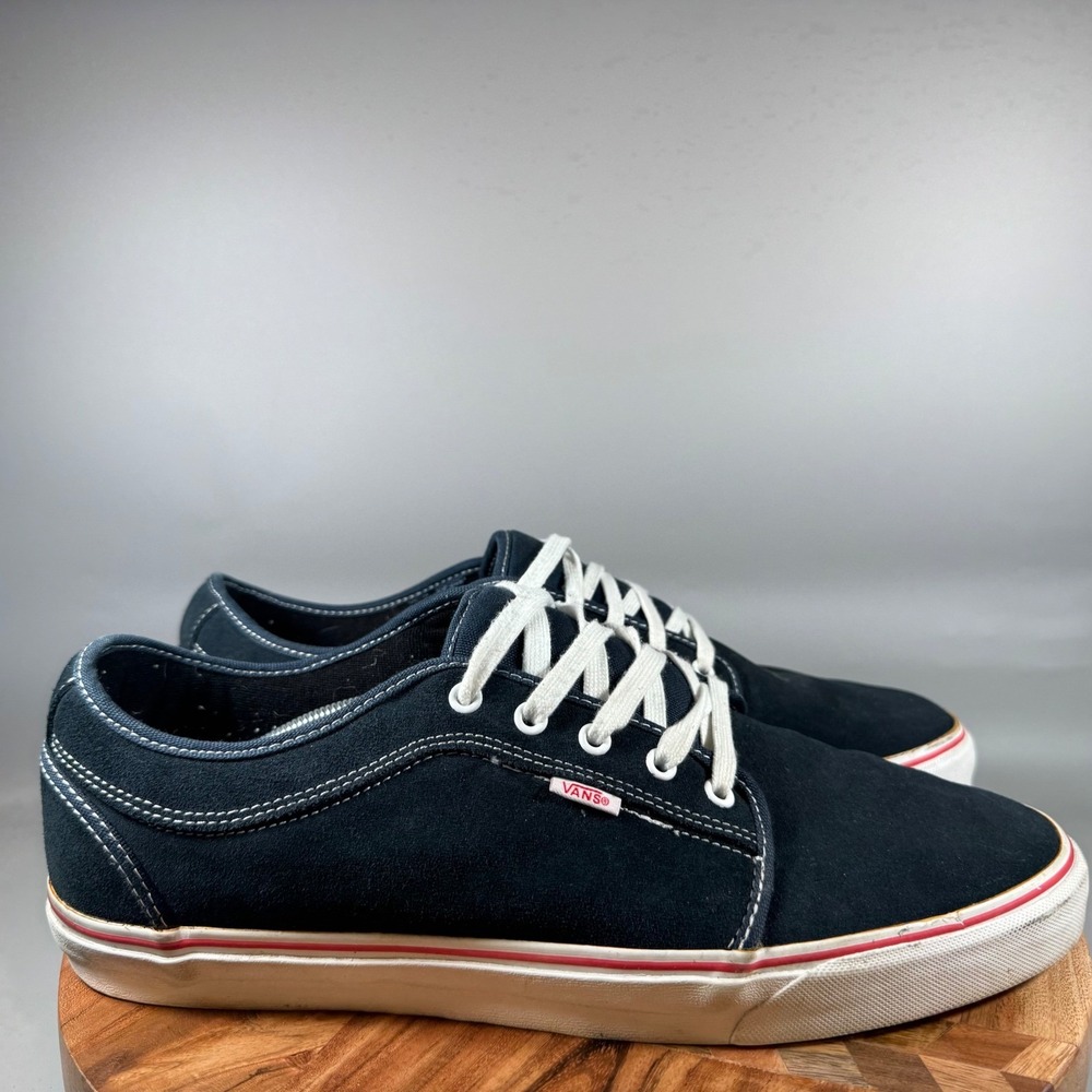 Vans Chukka Low Mens‎ Black Suede Lace Up Skate Shoes Size 15